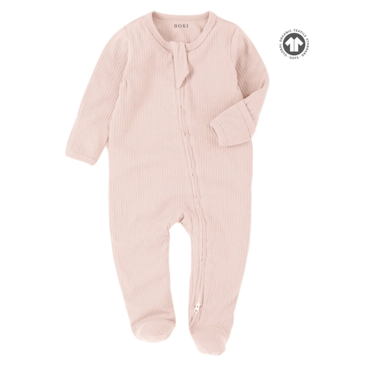Boki Organic Cotton 2-way Zipsuit with Footies & Mittens