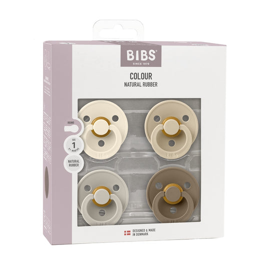 BIBS Pacifier Colour 4 Pack Latex