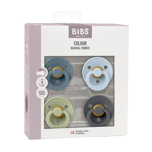 BIBS Pacifier Colour 4 Pack Latex